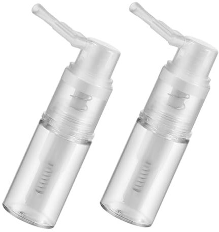 Refillable Plastic Powder Bottle with Long Nozzle 14Ml Portable Spray Dispenser for Cosmetic Pharmaceutical and Cleaning Powder Application