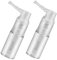 2 Pcs 14ML Refillable Clear Plastic Hairdressing Spray Bottle Portable Fine Mist Powder Sprayer for Salon and Home Use Ideal for Powder and Glitter Setting Spray
