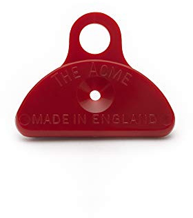 ACME No. 576 Professional Dog Training Shepherd's Lip, in Mouth, Whistle. Quality Crescendo of Sound. Sheep Trails and Herding. 100 dBA. Designed and Made in The UK (Red)