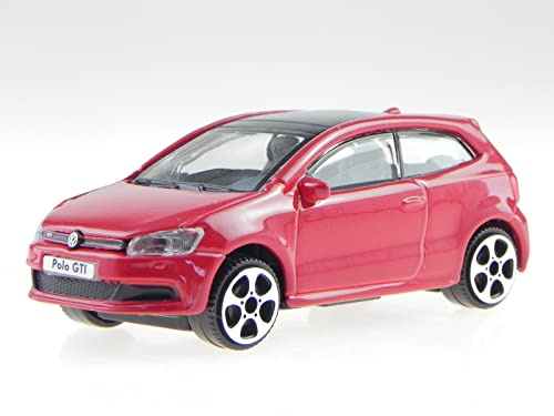 Bburago VW Polo GTI Mk5 rot Modellauto 30233 1:43