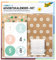 folia Nature 9396 Advent Calendar Set with 24 Food-Safe Paper Bags Each 10 x 17.5 x 5.5 cm in Size, 7 m Cord and Number Stickers