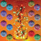 Qbis RGB Fairy Lights with Remote, 5m Christmas Lights on Black Wire, LED Lights for Bedroom, Dimmable Colorful Christmas Lights Indoor, Timer 4/6/8hr, Perfect Christmas Tree Lights