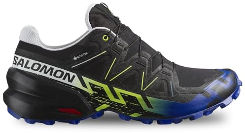 SALOMON Speedcross 6 Gore-Tex Fan Fire Code 478322 Schwarz, Schwarz Blau Gelb, 42 2/3 EU