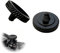 2PCS Pulsante di Scatto Deluxe per Fujifilm X-T4, X-T3, X-T2, X100V, X-PRO3, X-E3, X-T30, X-T20, X-T10, X100, X100T, X100F e per Sony RX10 IV, III, II - Design Ergonomico, Nero
