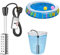 Electric Water Heater,2500W Immersion Water Heater,Fast Heating Portable Water Heater with LCD Thermometer,Bucket Water Heater for Outdoor Camping Bath Pool,Easy to Use