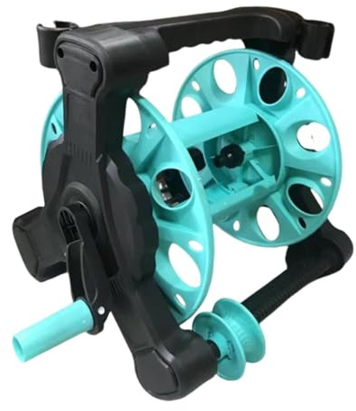 Fonowx Carrete para Manguera de Jardín, Carrete de Almacenamiento Agrícola, Estructura Estable para Exteriores