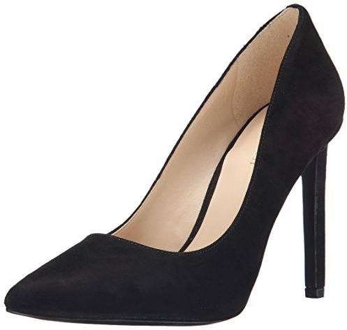 NINE WEST Femme Wntatiana Pompe à vêtements, Daim Noir, 36.5 EU