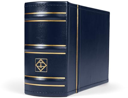 Leuchtturm 326463 Album per 100 Buste Primo Giorno (FDC) o Lettere in DIN Lungo, Blu