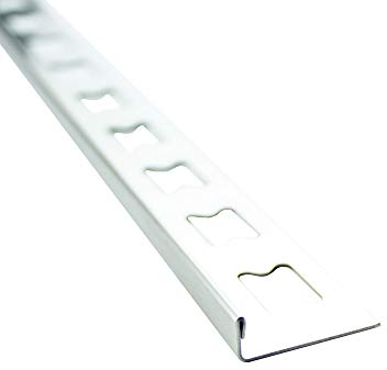 10x L-Profil Edelstahlschiene Fliesenprofil Fliesenschiene Edelstahl V2A L250cm 8mm glänzend
