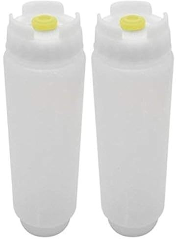 FIFO - 16 oz Squeeze Plastic Bottle For Kitchen (2-Pack)
