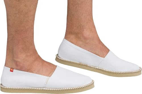 Cressi Espadrillas Valencia, Scarpette Multiuso Espadrillas Unisex Adulto, Bianco, 42 EU