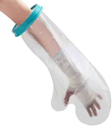 DESTRIC Waterproof Arm Cast Wound Cover for Shower Bath,Plaster Bandage Protector Watertight for Broken Arms Wrists Bones Hands, Burns, Tattoos