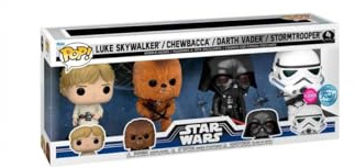 Funko POP! 4 pezzi di Star Wars Pop 4 Star Wars New Classic Figure
