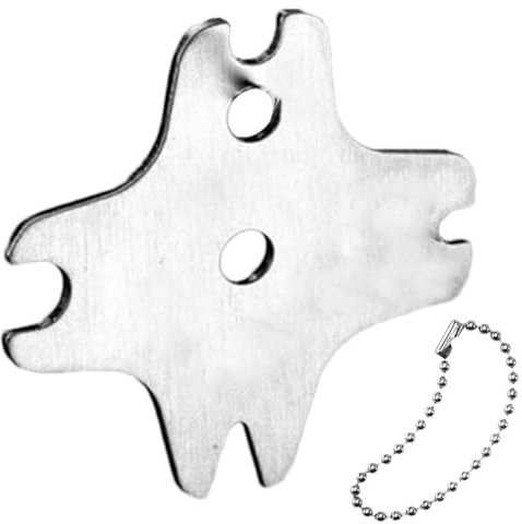 Grattoir pour Barbecue, grattoir pour Barbecue, Outil de grattoir en métal sans Poils, Remplacement de Brosse de Barbecue, Accessoires de Barbecue, Fonctionne avec la Plupart des grilles