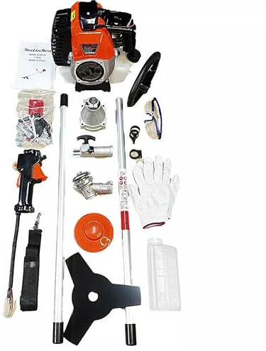 DECESPUGLIATORE A SCOPPIO 52CC TAGLIAERBA RASAERBA TAGLIABORDI PER GIARDINAGGIO 1MANO