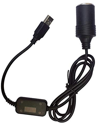 USB a 12V Encendedor de Cigarrillo de Coche Hembra Paso a Paso USB a 12V convertidor de Cable para encendedores de Cigarrillos de Coche grabadora de Coche DVR