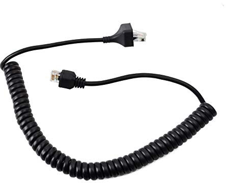 UAYESOK Câble de microphone de remplacement RJ-45 8 broches à 8 broches (câble réseau LAN LRJ45) pour radio mobile Kenwood KMC-30 KMC-32 KMC-35 TK-7100 TK-760 TK-768 TK-780G M-261A TM-271A