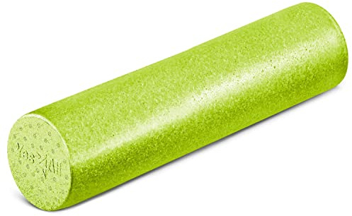 Yes4All Rullo in schiuma ad alta densità per schiena, varietà di dimensioni e colori per yoga, pilates, color lime, 61 cm