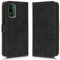 XINNI RFID Protective Phone Case for Nokia XR21, PU/TPU Flip Leather Shockproof Cover, Black