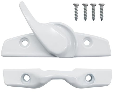 Zinc Sash Lock and Keeper fit for Andersen Sash Lock & Keeper 1968 to Present (White)