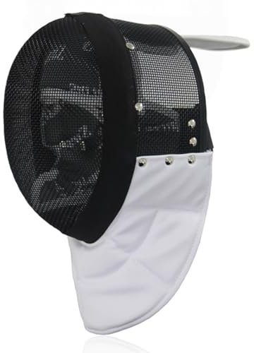 SCBTGKLN Fecht-Degenmaske, Degen-Fechthelm, mit Abnehmbarem Futter, Fechtausrüstung, 900N-Fechtmaske, Fechtschutzausrüstung, for den Einsatz Durch Degen-Athleten Beim Training Durch Athleten(X-Small)