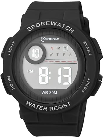 OFFCUP Orologio Digitale per Bambini, Cartoni Waterproof, orologio per bambini, Orologio da Polso Sportivo Multifunzionale, con sveglia e cronometro per bambine e bambini dai 5 ai 12 anni.