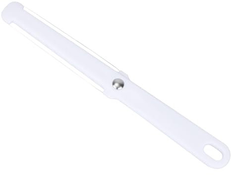 Gosknor Coupe-Fromage Double Face en Acier Inoxydable, Trancheuse à Fromage Compatible Lave-Vaisselle pour Planches de Charcuterie Épaisses et Fines Sandwichs Collations (Blanc)