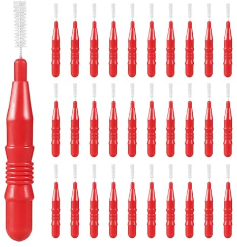 TOYANDONA Lot De 50 Brossettes Interdentaires 3 Mm Souples Pour Soins Buccaux -Dents Et Pour Nettoyage Précis Et Hygiène Familiale
