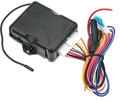 Universal Car Keyless Entry System with Central Locking Kit and Immobilizer - Includes Two 4 Button Remotes and Control Box - Remote Trunk Release and Window Control for 12V Cars