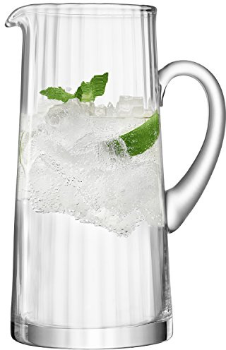 LSA International Aurelia Jug 1.9L Clear Optic| 1 Unit | Mouthblown & Handmade Glass | AU14