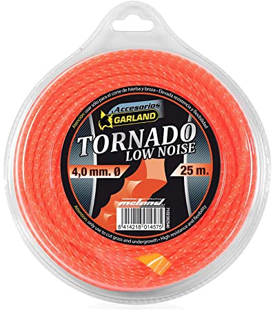 Garland 71023X2540 - Dispensador nylon “tornado” en espiral 25 M./4,0 mm. Ø para Desbrozadora