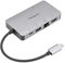 Targus Docking Station USB-C DP Alt Mode de vídeo único 4K HDMI/VGA con Fuente de alimentación Pass-Through de 100 W, hub multipuerto con 3 Puertos USB – Gris, DOCK419EUZ