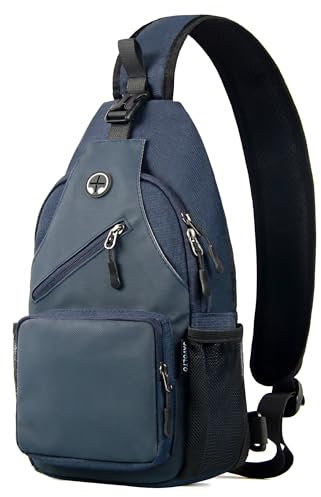 Javolto Crossbody Sling Bag,Small Backpack Men,Hands-Free Shoulder Daypack