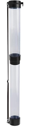 LOVIVER Tubo para Recoger Pelotas de Tenis Tubo para Recoger Pickleball Telescópico Transparente con Capacidad para 15 Pelotas Recuperador de