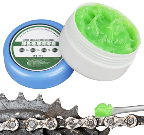 Grasso multiuso – Grasso verde per cuscinetti macchine, grasso ad alta temperatura | Lubrificante multifunzione portatile, grasso antiruggine, grasso multiuso, per macchine domestiche e veicoli (50 x