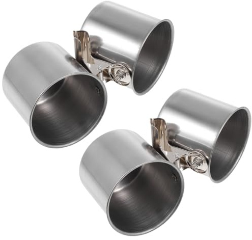IWOWHERO Mangeoire à Oiseaux en Acier Inoxydable 2pcs pour Perroquets et Calopsittes, Bol Distributeur d'eau et Nourriture avec Pince pour Cage D'intérieur
