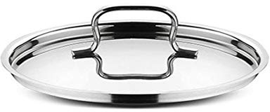 Lagostina Sfiziosa, Coperchio 18 cm in Acciaio Inox 18/10 per pentole e padelle, Finitura a Specchio e Manico ergonomico, Massima igiene e facilità di Pulizia.