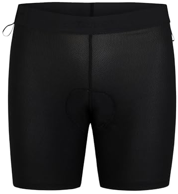 Ziener Unisex Kinder Nekini X-function Fahrrad Unterhose Rad Innenhose Mountainbike Unterwäsche sehr atmungsaktiv gepolstert schnelltroc, Schwarz, 176 EU