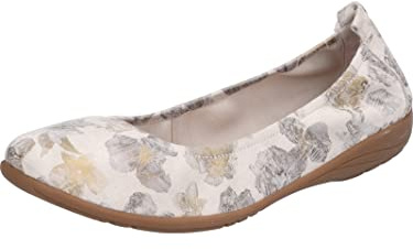 Josef Seibel Damen Klassische Ballerinas Fenja 01,Weite G (Normal),Ballett-Schuhe,Ballet-Flats,Ausgehschuhe,Slip-ons,Creme-Multi,40 EU