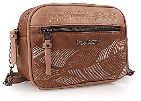 Lois - Bolso Bandolera Mujer elegante. Bolso mujer versátil diseño práctico para diario ideal como Bandolera Mujer moderno y funcional dentro de los mejores Bolsos De Mujer Cierre Cremall, Marron