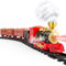 deAO Christmas Tree Toy Train Set With Light & Sounds, Smoke Effect, Christmas Train Set for Under the Tree, Electric Train Sets Around the Christmas Tree, Christmas Toy Train Set for Kids