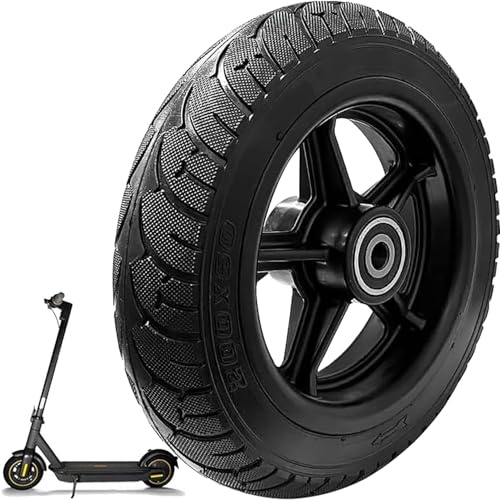 Cerkkapo 8 Zoll E-Scooter Reifen - Voll Vorderrad 200x50 Mit Nabe, Rutschfest, Stoßfest - Ersatzrad für Elektroroller, Vollgummireifen für Elektro Roller Vorderrad