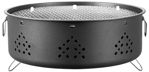 Picknickgrill utomhus kolgrill, bärbar grill för resor, matlagning, picknick, trädgård, camping, hem BBQ grillar