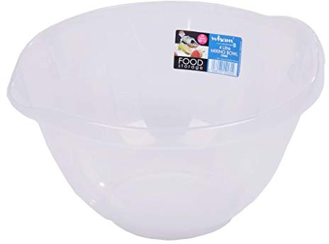 Wham Cuisine Mixing Bowl Clear 4Ltr, 5038135121814