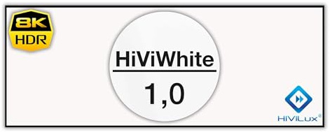 Lienzo ultrafino Zero de HiViLux, sin marco, pantalla de cine blanca, tela: HiViWhite Cinema 1,0 Gain, 1,0 para 8K/4K/3D/sin bordes.