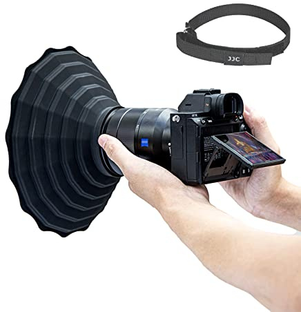 [Upgraded] Silicone Lens Hood,Anti Reflective Camera Lens Hood for Diameter 73-88mm Lens,Foldable Reversible Lens Shade for Canon EF 17-40 18-200 EF-S 10-22 Nikon AF-S 10-24 16-35 17-55 and More Lens