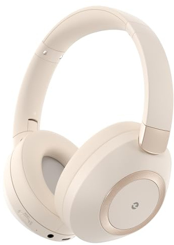 Rebocico Headphones Wireless Bluetooth, 100H Playtime Active Noise Cancelling Headphone, Bluetooth Headphones with Microphone, Wireless Headsets with Deep Bass, Over-Ear Headphones with Fast Charging