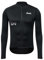 Santic Fahrradtrikot Herren Radtrikot Langarm Slim für Frühling Herbst Rennrad MTB Thermo Trikots Schwarz M