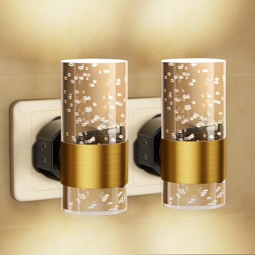 Night Light Plug in Wall with Dusk to Dawn Sensor, Adjustable Colour Temperature (3000K/4500K/6000K) and Brightness (0-100LM), Modern Plug in Night Light for Hallway, Bedroom, Stairs, 2 Pack