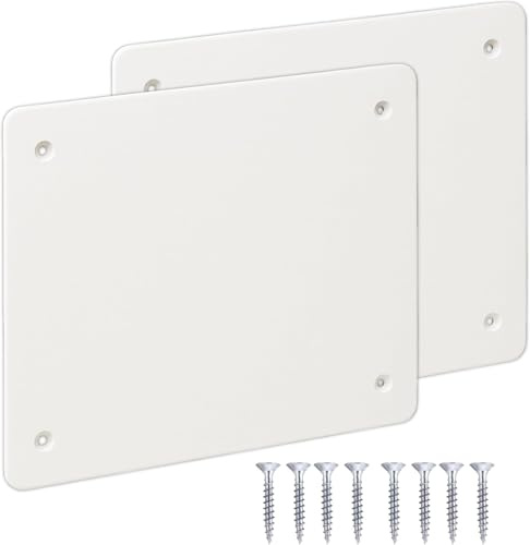 2 Coperchi per Cassetta di Derivazione - Copertura Scatola Elettrica da Esterno - Copri Quadro Elettrico - Disponibile in più misure (92x92 mm)